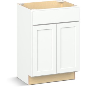 Reliabilt Parkstone II Reliabilt Parkstone II Brilliant White Vanity Base Cabinet, 24-in x 18-in - 641147 | Lowe's Pro Supply